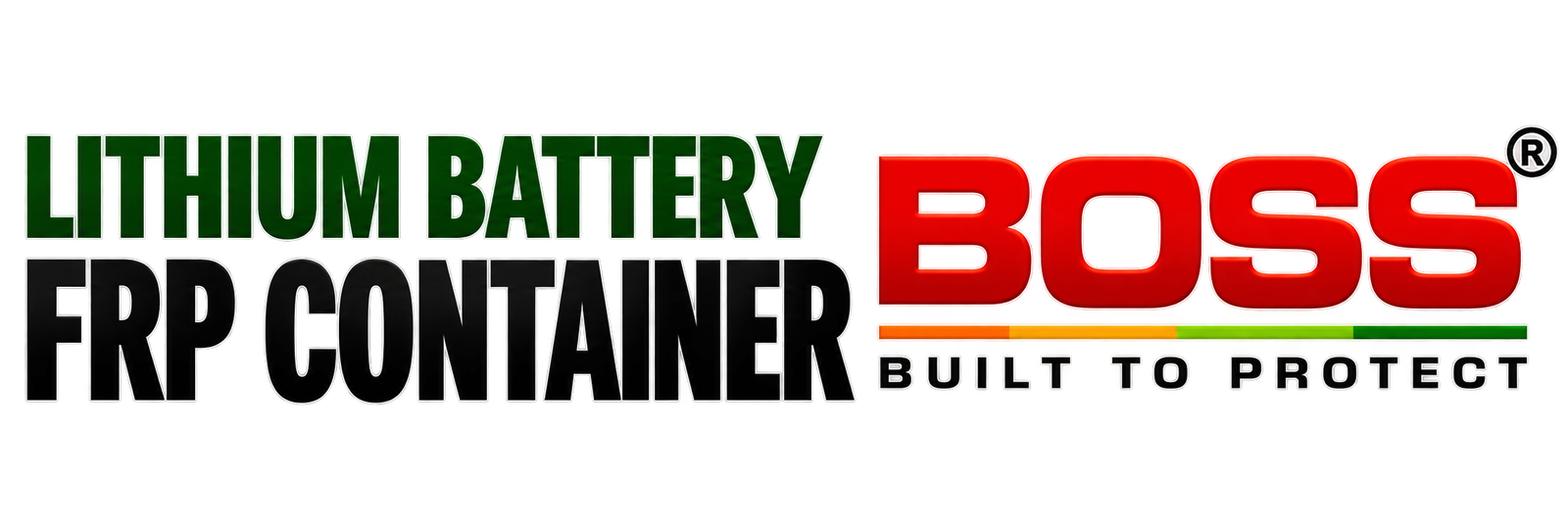 Boss Lithium Battery FRP Container Logo